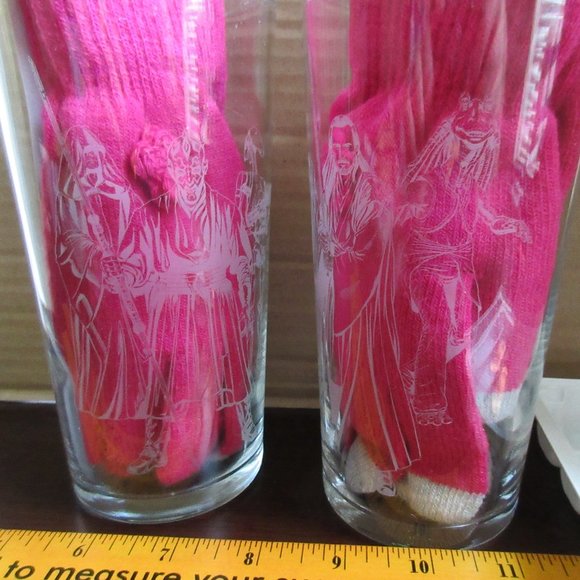 Star Wars Episode 1 Phantom Menace Pepsi Premiums 16 oz. set of 2 glasses - Picture 11 of 12